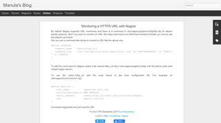 
                            8. Monitoring a HTTPS URL with Nagios | Manula's Blog