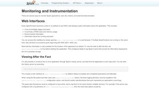 
                            4. Monitoring and Instrumentation - Spark 2.4.0 Documentation