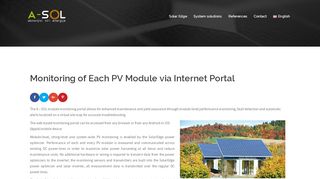 
                            12. Monitoring of Each PV Module via Internet Portal | A-Sol