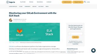 
                            12. Monitoring your GitLab Environment with the ELK Stack | Logz.io