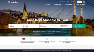 
                            8. Monnaie to Lyon by Train | Trainline