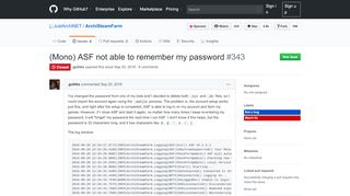 
                            1. (Mono) ASF not able to remember my password · Issue #343 ... - GitHub