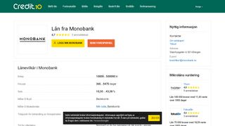 
                            2. Monobank Lån ® Logg inn på min side ᐈ Få lån opp til 500000 kr ...