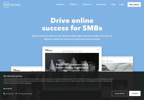 
                            4. mono.net: Best website builder for SMB