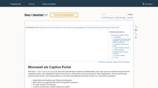 
                            7. Monowall als Captive Portal [CommunityWiki] - Linuxmuster.net