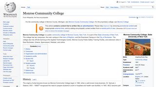 
                            9. Monroe Community College - Wikipedia