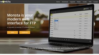 
                            5. Monsta FTP: Free web-based FTP software
