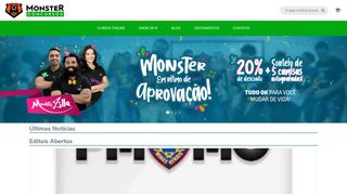 
                            2. Monster Concursos - Cursos Online para Concursos