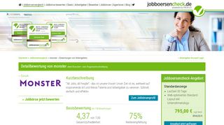 
                            8. monster - Erfahrungen von Arbeitgebern | jobboersencheck