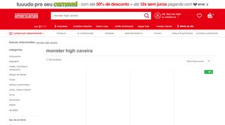 
                            13. Monster High Caveira em Promoção nas Lojas Americanas.com