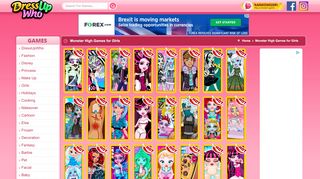 
                            12. Monster High Games for Girls - DressUpWho.com