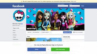 
                            10. Monster High - Página inicial | Facebook