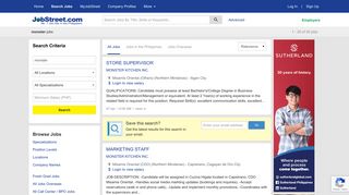 
                            4. Monster Jobs in Philippines, Job Hiring | JobStreet.com.ph