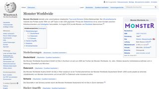 
                            6. Monster Worldwide – Wikipedia