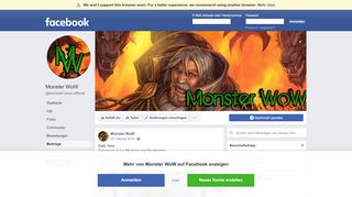 
                            5. Monster WoW - Beiträge | Facebook