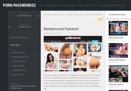
                            5. Monstercurves Password – Porn PasswordsZ