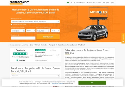 
                            8. Montalto Rent a Car no Aeroporto do Rio de Janeiro, Santos Dumont ...