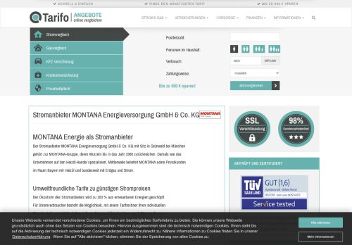 
                            7. MONTANA Energie Strom: Stromtarife vom Stromanbieter MONTANA ...