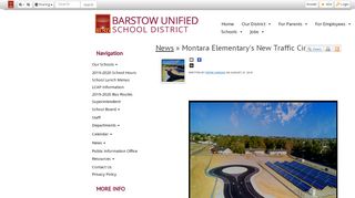 
                            9. Montara Elementary's New Traffic Circle • News - Barstow USD