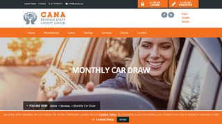 
                            12. Monthly Car Draw - CANA Credit Union
