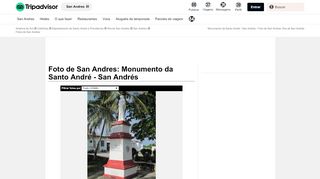 
                            12. Monumento da Santo André - San Andrés - Foto de San Andres, Ilha ...