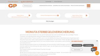
                            11. Monuta Sterbegeldversicherung - Über CP Finanzconcepte GmbH