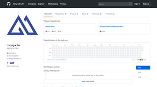 
                            3. monyxcoin (monyx.io) · GitHub
