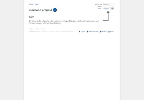 
                            1. monzoon prepaid DSL: Login - Monzoon DSL - monzoon networks