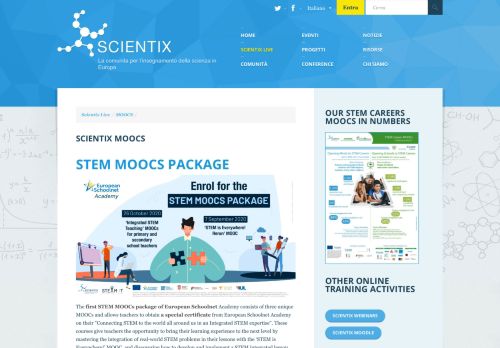 
                            10. MOOCS - Scientix