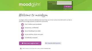 
                            10. moodgym - Online self-help for depression and anxiety