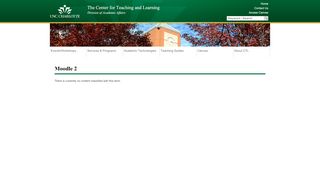 
                            10. Moodle 2 | The Center for Teaching and Learning | UNC Charlotte