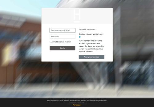 
                            2. Moodle@HsH: Sommersemester 2018