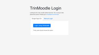 
                            11. Moodle at Trinity Login