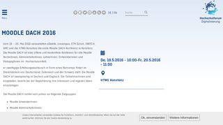 
                            10. Moodle DACH 2016 | Hochschulforum Digitalisierung ...