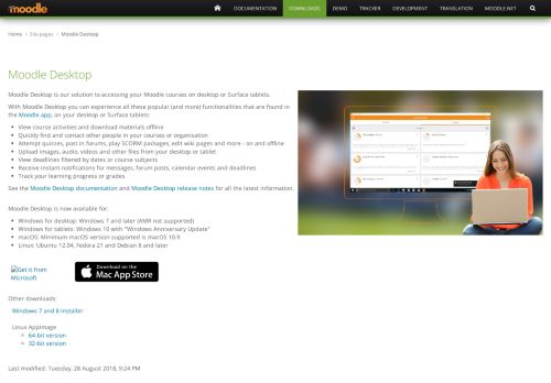 
                            6. Moodle downloads: Moodle Desktop - Moodle.org