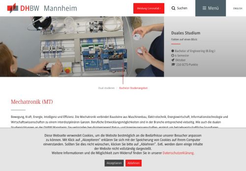 
                            1. Moodle e-learning - Mechatronik - DHBW Mannheim