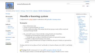 
                            7. Moodle e-learning system [www.kuhmann.de]