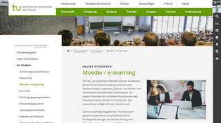 
                            3. Moodle / e-Learning - TU Dortmund