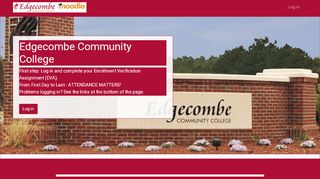 
                            6. Moodle - Edgecombe Community College