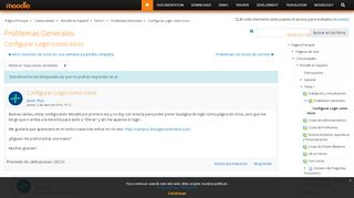 
                            13. Moodle en Español: Configurar Login como inicio - Moodle.org