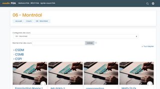 
                            3. Moodle FGA: 06 - Montréal
