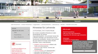 
                            3. Moodle für Lehrende - Jade Hochschule