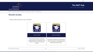 
                            9. Moodle Guides | Dundalk Institute of Technology