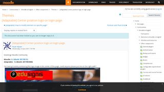 
                            9. Moodle in English: [Adaptable] Center position logo on login page ...