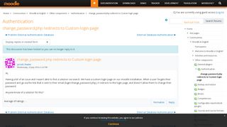 
                            3. Moodle in English: change_password.php redirects to Custom login ...