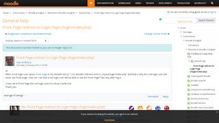 
                            6. Moodle in English: Front Page redirect to Login Page (/login/index ...
