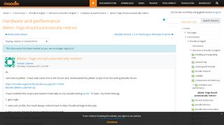 
                            9. Moodle in English: JMeter: Page should automatically redirect ...