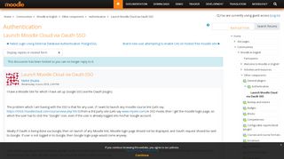 
                            4. Moodle in English: Launch Moodle Cloud via Oauth SSO - Moodle.org