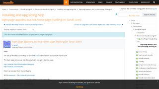 
                            8. Moodle in English: login page appears, but not home page (hosting ...