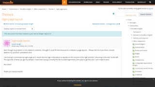 
                            8. Moodle in English: login page layout - Moodle.org